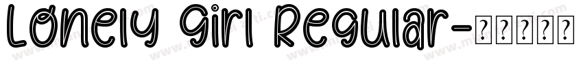 Lonely Girl Regular字体转换